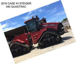 2016 CASE IH STEIGER 540 QUADTRAC