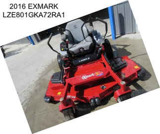 2016 EXMARK LZE801GKA72RA1