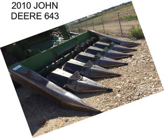 2010 JOHN DEERE 643