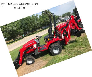 2018 MASSEY-FERGUSON GC1710