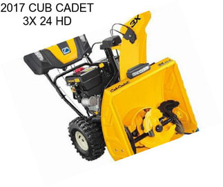 2017 CUB CADET 3X 24 HD