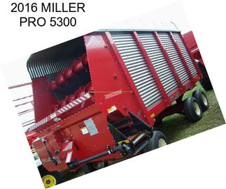 2016 MILLER PRO 5300