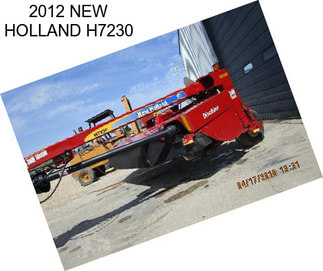 2012 NEW HOLLAND H7230