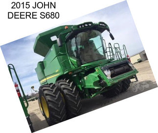 2015 JOHN DEERE S680