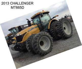 2013 CHALLENGER MT665D