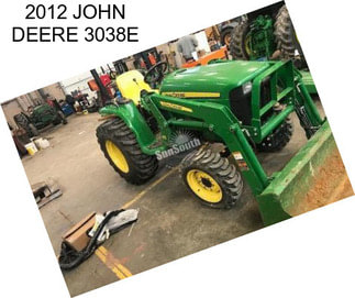 2012 JOHN DEERE 3038E