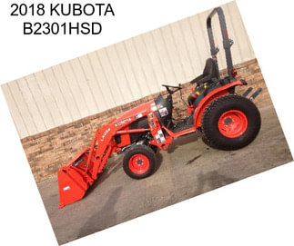2018 KUBOTA B2301HSD