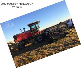 2013 MASSEY-FERGUSON WR9740