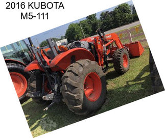 2016 KUBOTA M5-111