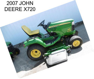2007 JOHN DEERE X720