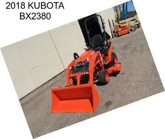 2018 KUBOTA BX2380