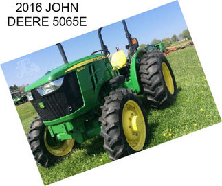 2016 JOHN DEERE 5065E