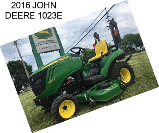 2016 JOHN DEERE 1023E