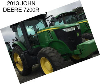 2013 JOHN DEERE 7200R