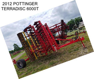 2012 POTTINGER TERRADISC 6000T