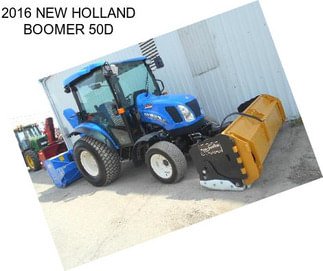 2016 NEW HOLLAND BOOMER 50D