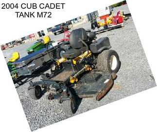 2004 CUB CADET TANK M72