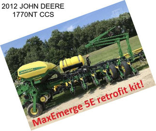 2012 JOHN DEERE 1770NT CCS