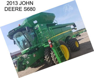 2013 JOHN DEERE S680