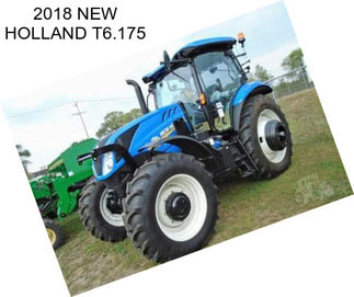 2018 NEW HOLLAND T6.175