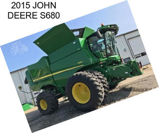 2015 JOHN DEERE S680