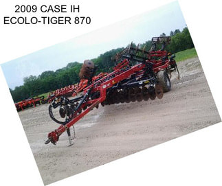 2009 CASE IH ECOLO-TIGER 870