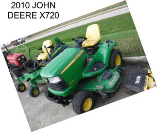 2010 JOHN DEERE X720