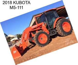 2018 KUBOTA M5-111