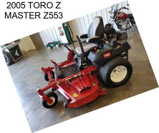 2005 TORO Z MASTER Z553