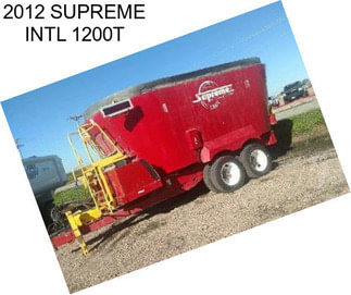 2012 SUPREME INTL 1200T