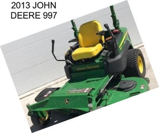 2013 JOHN DEERE 997