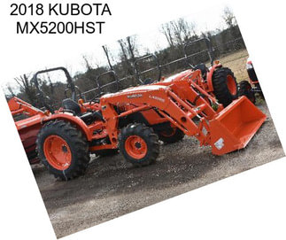 2018 KUBOTA MX5200HST