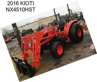 2016 KIOTI NX4510HST