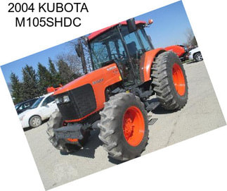 2004 KUBOTA M105SHDC