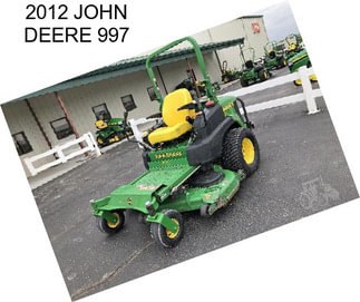 2012 JOHN DEERE 997