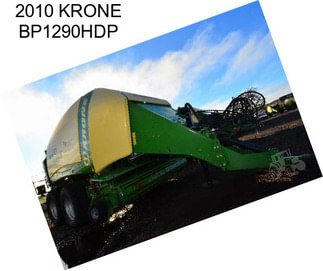 2010 KRONE BP1290HDP
