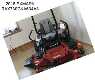 2018 EXMARK RAX730GKA604A3