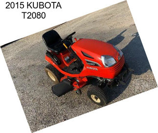 2015 KUBOTA T2080