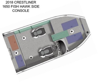 2018 CRESTLINER 1650 FISH HAWK SIDE CONSOLE