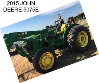 2015 JOHN DEERE 5075E