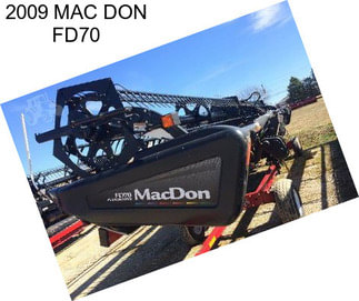 2009 MAC DON FD70