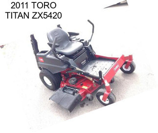 2011 TORO TITAN ZX5420