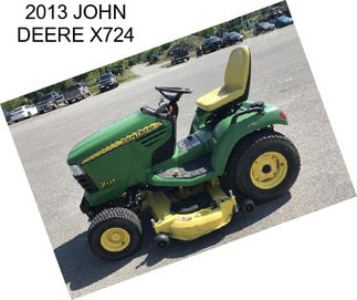 2013 JOHN DEERE X724