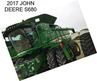 2017 JOHN DEERE S680