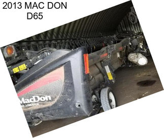 2013 MAC DON D65