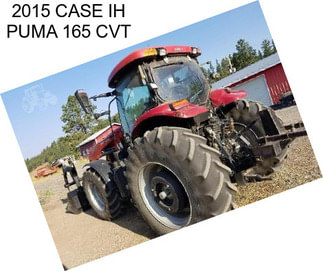 2015 CASE IH PUMA 165 CVT