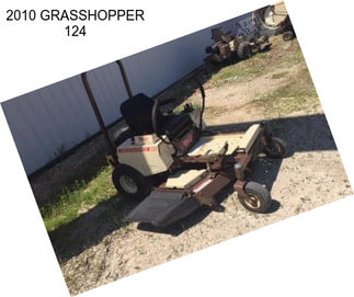 2010 GRASSHOPPER 124