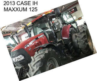 2013 CASE IH MAXXUM 125