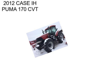 2012 CASE IH PUMA 170 CVT