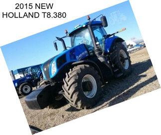 2015 NEW HOLLAND T8.380